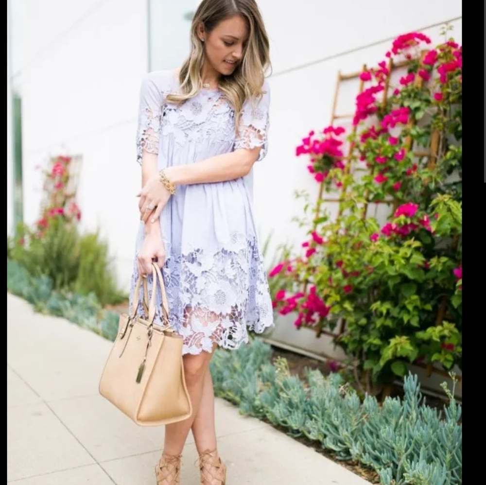 Anthropologie magnolia lace dress size 0